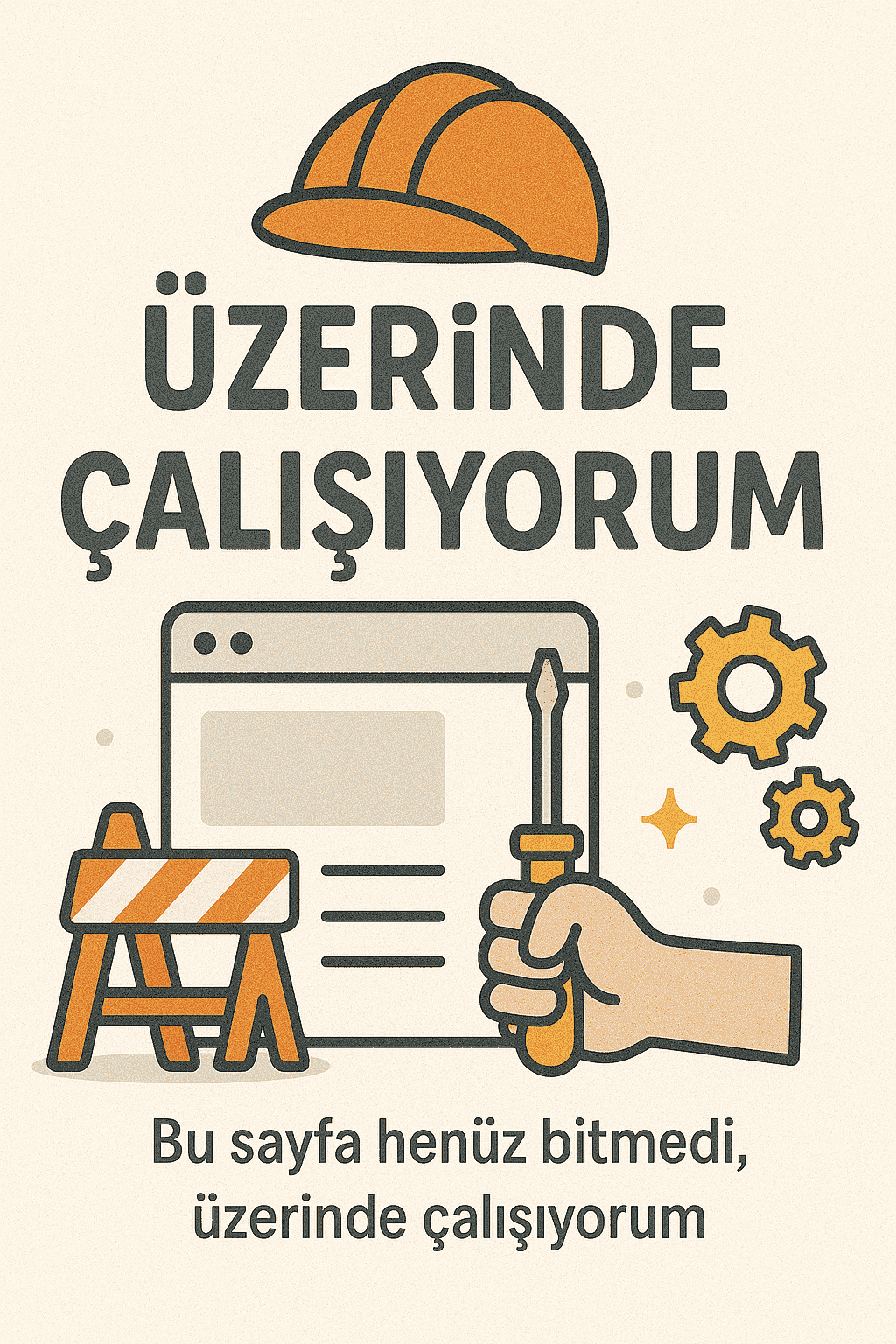 Üzerinde çalışılıyor ikonu